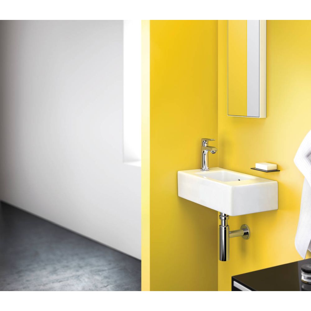Baterie lavoar cu ventil pop-up, crom, Hansgrohe Metris 100 [2]