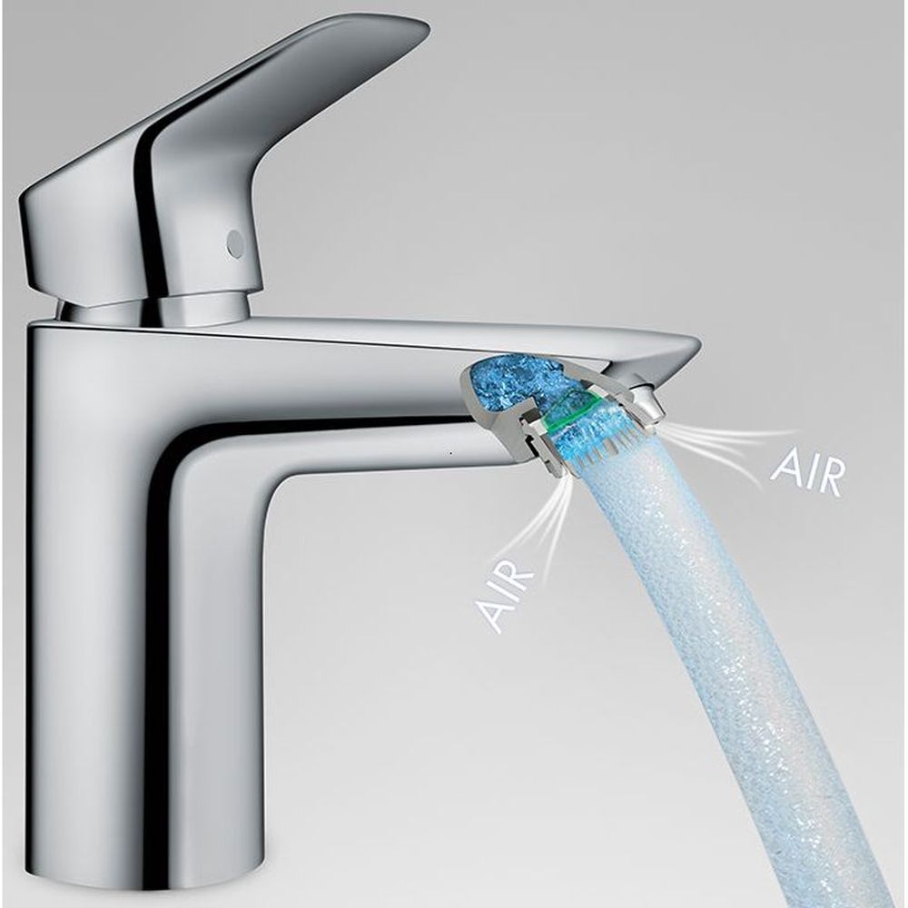Baterie lavoar cu ventil pop-up, Hansgrohe Logis 100, crom [3]