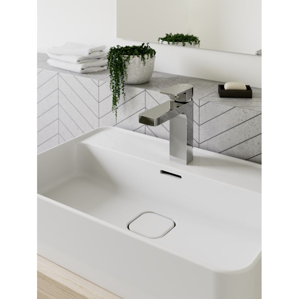 Baterie lavoar Ideal Standard Edge crom lucios cu ventil inclus [4]