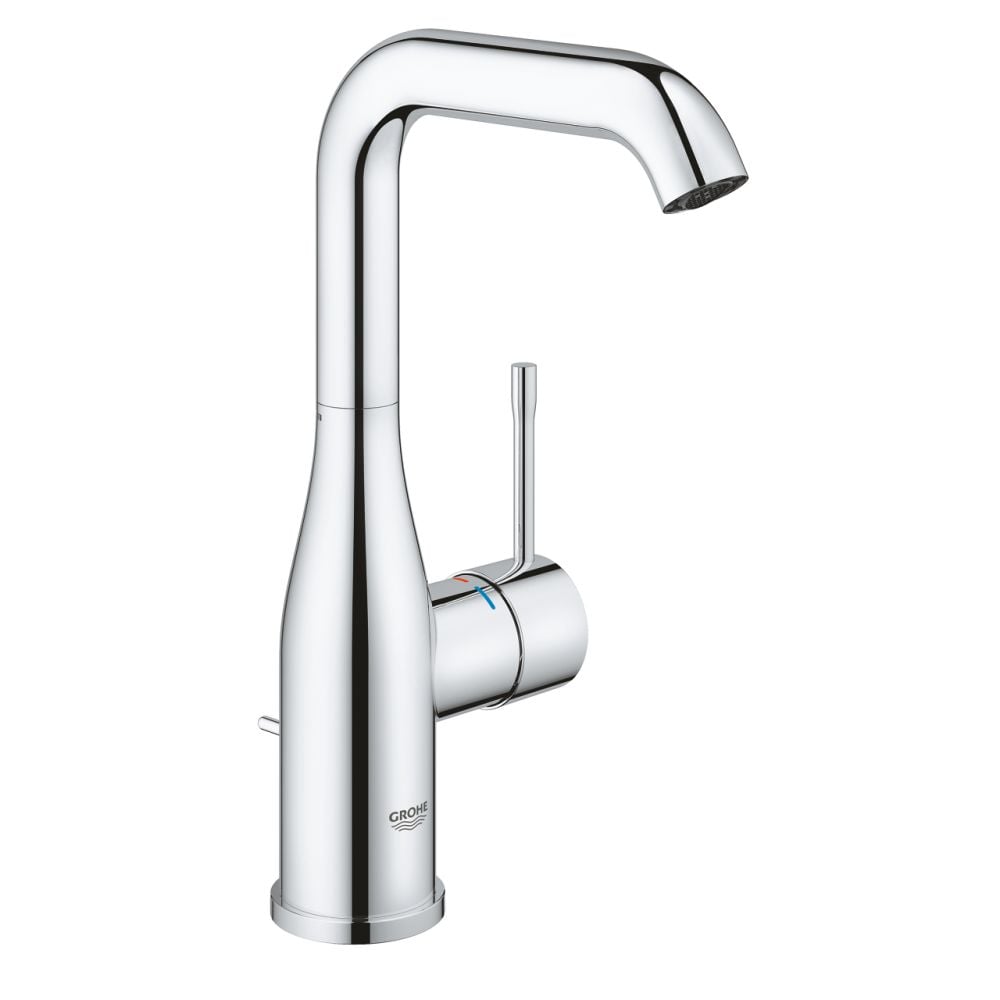 Baterie lavoar Grohe Essence cu ventil pop-up, crom lucios