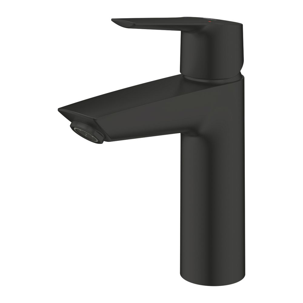 Baterie lavoar Grohe Start, marimea M, ventil inclus, negru mat [3]