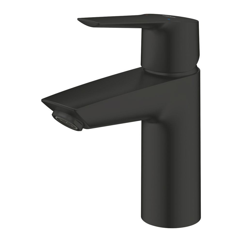 Baterie lavoar Grohe Start, marimea S, ventil inclus, negru mat [3]