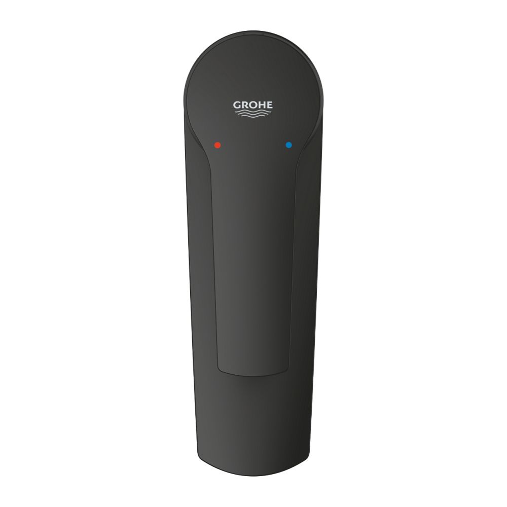 Baterie lavoar Grohe Start, marimea S, ventil inclus, negru mat [4]