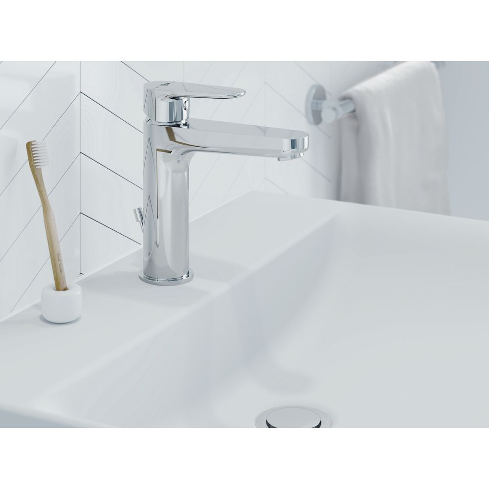 Baterie lavoar Ideal Standard Cerafine O II crom lucios cu ventil inclus [4]