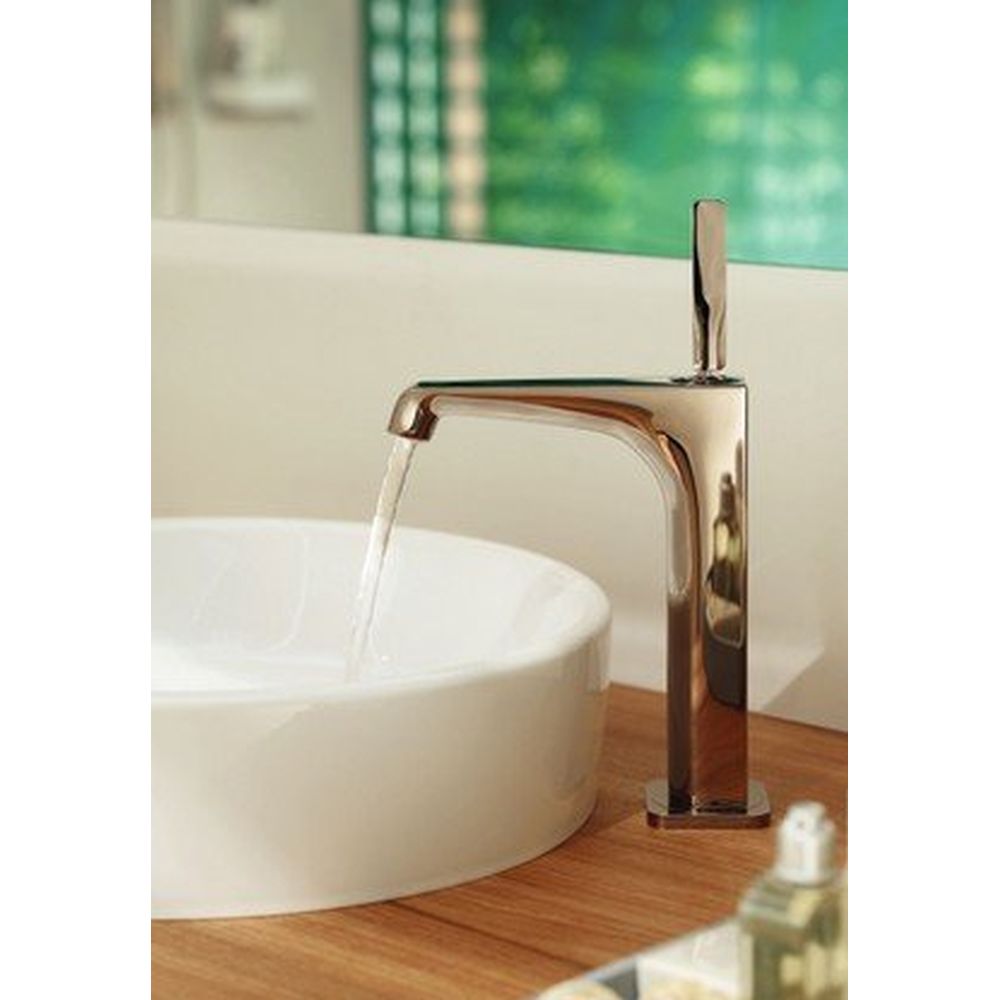 Baterie lavoar inalta crom cu ventil inclus Hansgrohe Axor Citterio E [2]