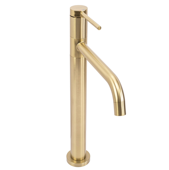 Baterie pentru lavoar cu montaj pe blat, auriu periat, Rea Lugano [4]