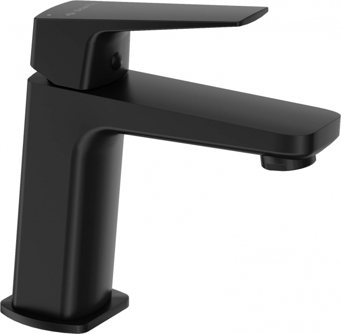Baterie pentru lavoar, negru mat, Deante Blur
