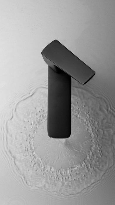 Baterie pentru lavoar, negru mat, Deante Blur [2]