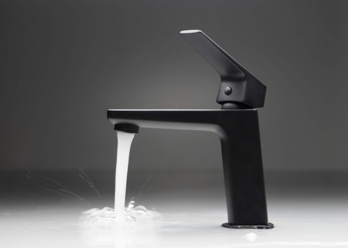 Baterie pentru lavoar, negru mat, Deante Blur [3]