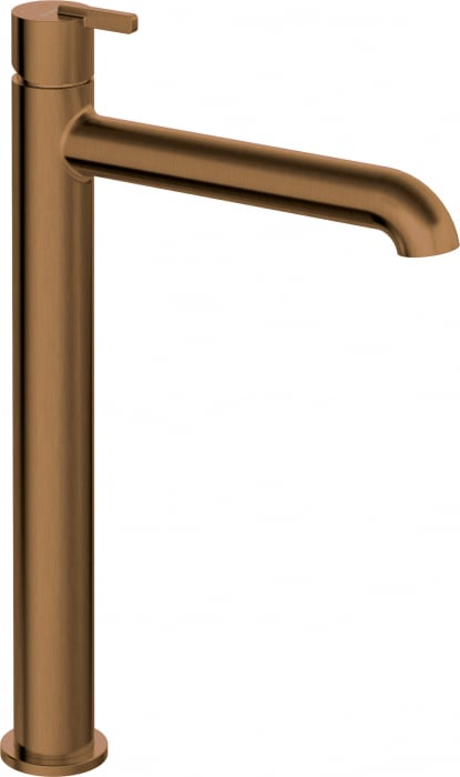 Baterie pentru lavoar, inalta, bronz, Deante Silia