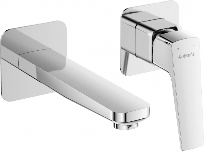 Baterie pentru lavoar, crom, montaj ingropat, Deante Blur