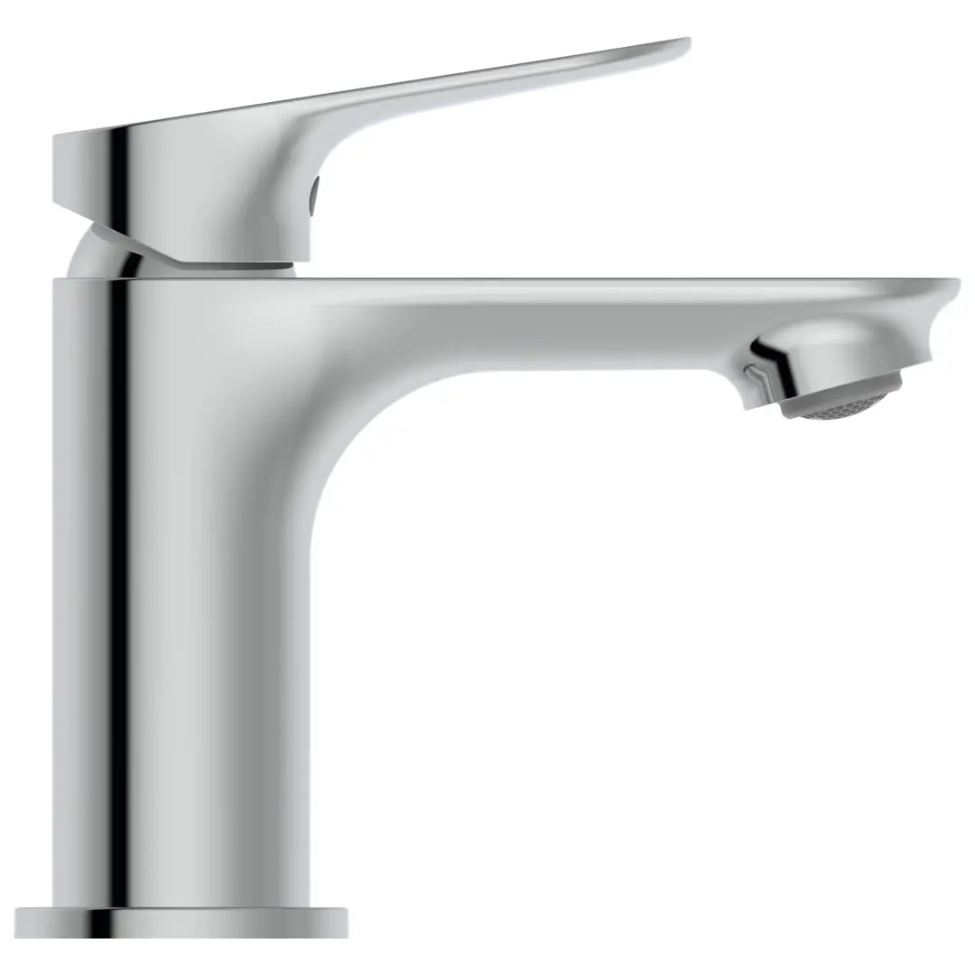 Baterie pentru lavoar 129 mm, crom lucios, cu ventil inclus, Ideal Standard Ceralife O [3]