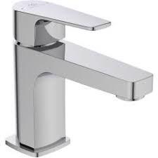 Baterie pentru lavoar, crom, cu ventil metalic, Ideal Standard Cerafine O H80