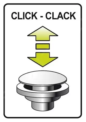 Baterie pentru lavoar cu ventil clickclack, pipa pivotanta, finisaj crom lucios, Ideal Standard Ceralife C [5]