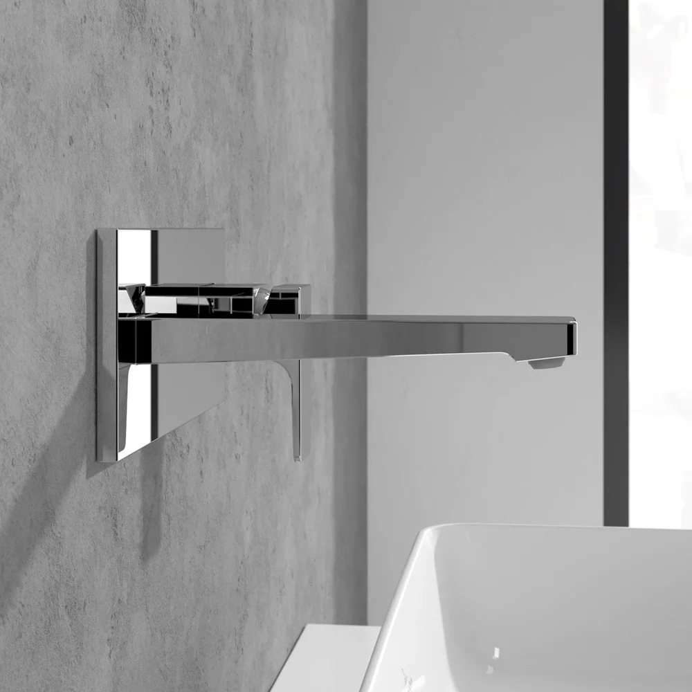 Baterie pentru lavoar incastrata, crom, Villeroy&Boch Architectura Square [4]