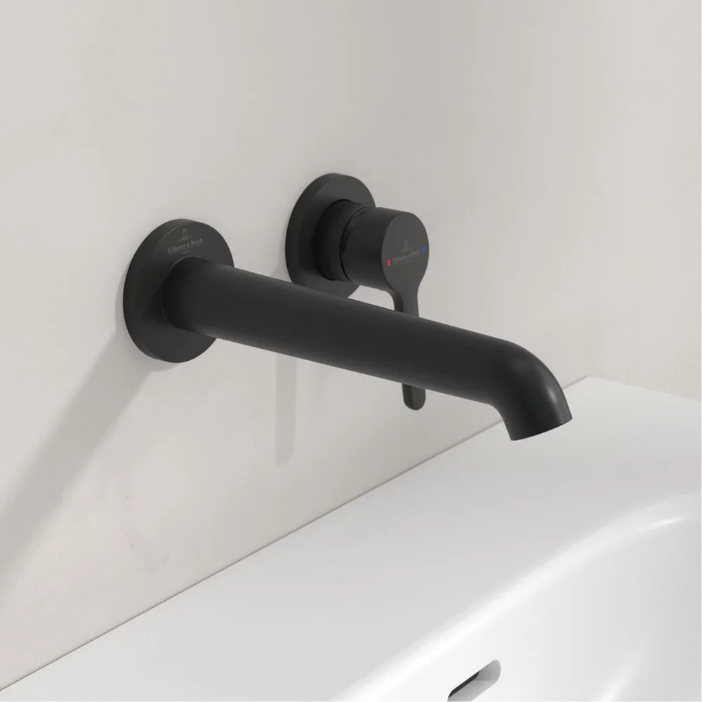 Baterie pentru lavoar, montaj incastrat, negru mat, Villeroy&Boch Skyla [2]