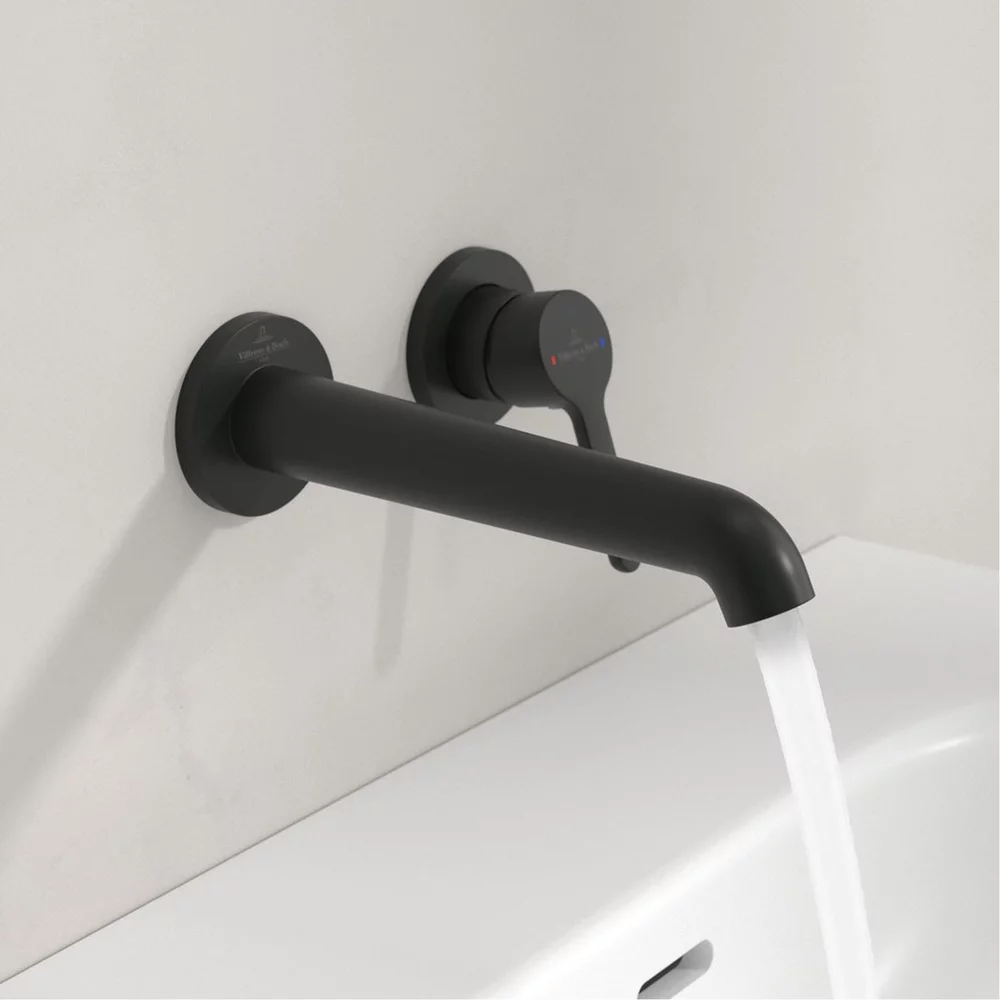 Baterie pentru lavoar, montaj incastrat, negru mat, Villeroy&Boch Skyla [3]