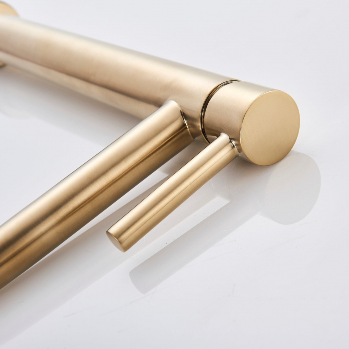 Baterie lavoar aurie cu montare pe blat, slim Wasser Gold [5]