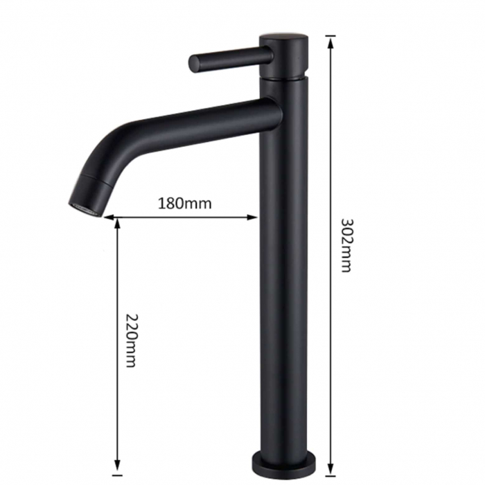 Baterie lavoar aurie cu montare pe blat, slim Wasser Gold [8]