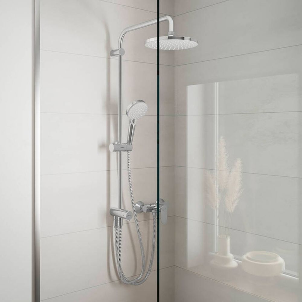 Baterie perete dus, culoare crom lucios Hansgrohe Vernis Blend [3]