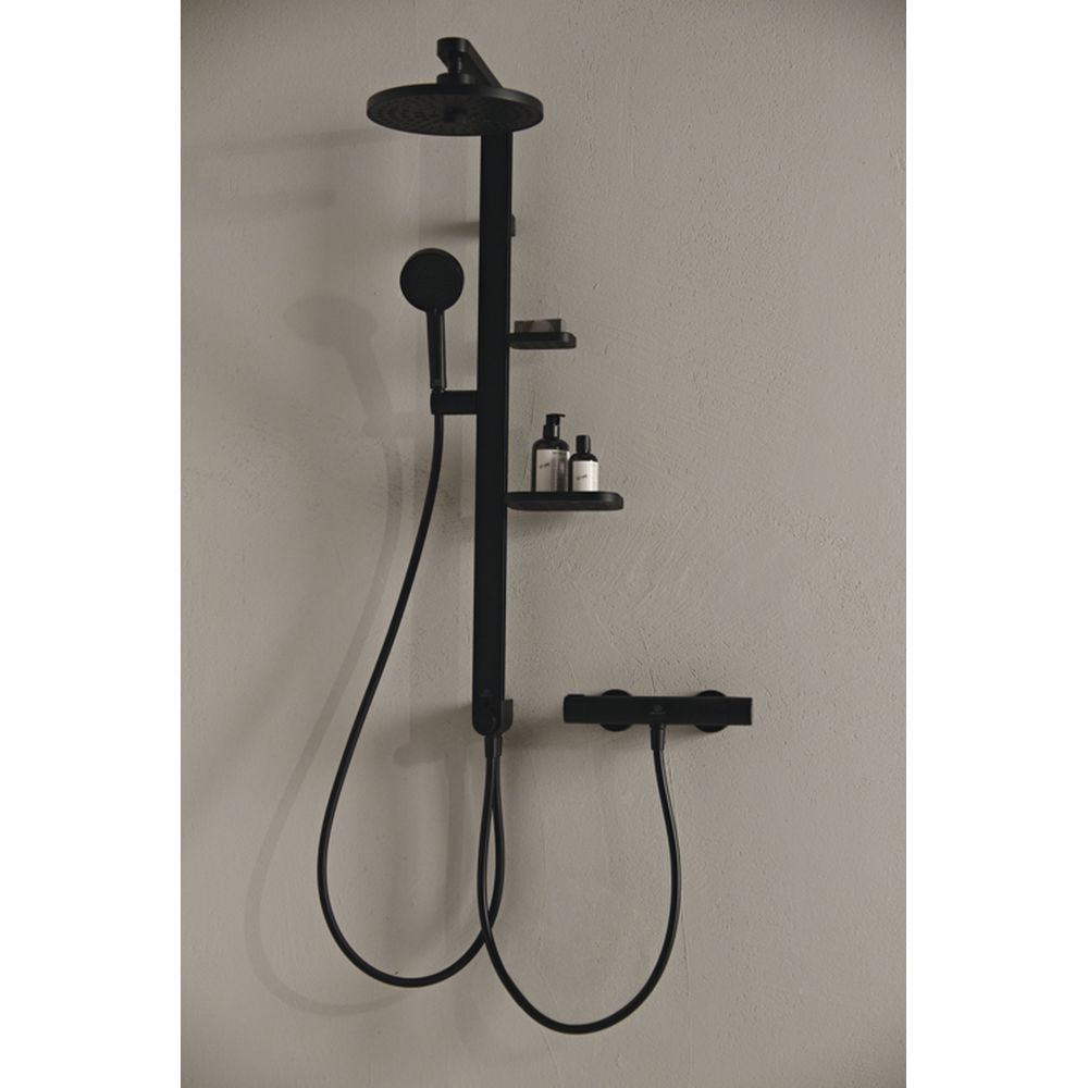 Baterie dus termostatata Ideal Standard Ceratherm Alu+ negru mat [4]