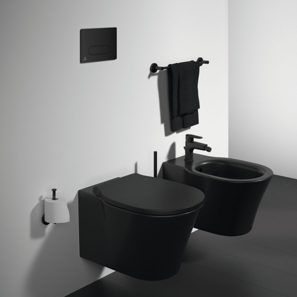 Bideu suspendat Ideal Standard Connect negru mat [5]