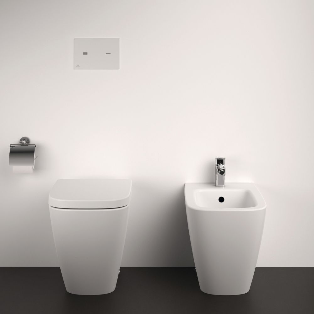 Bideu stativ Ideal Standard i.Life B back to wall alb lucios [6]