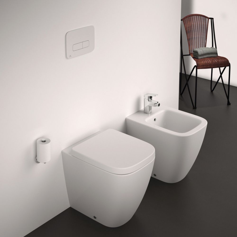 Bideu stativ Ideal Standard i.Life S back to wall alb lucios [6]