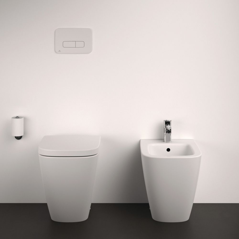 Bideu stativ Ideal Standard i.Life S back to wall alb lucios [5]