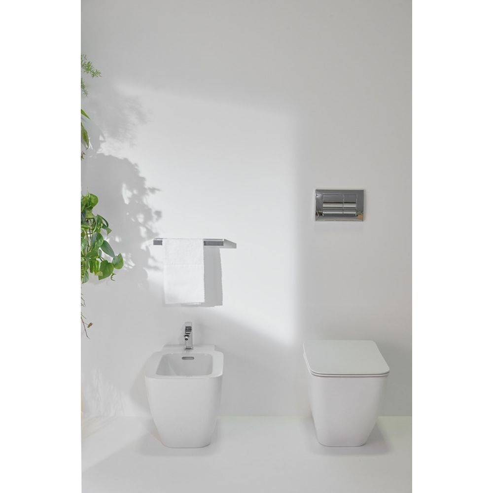 Bideu stativ Ideal Standard Strada II back to wall alb lucios [6]
