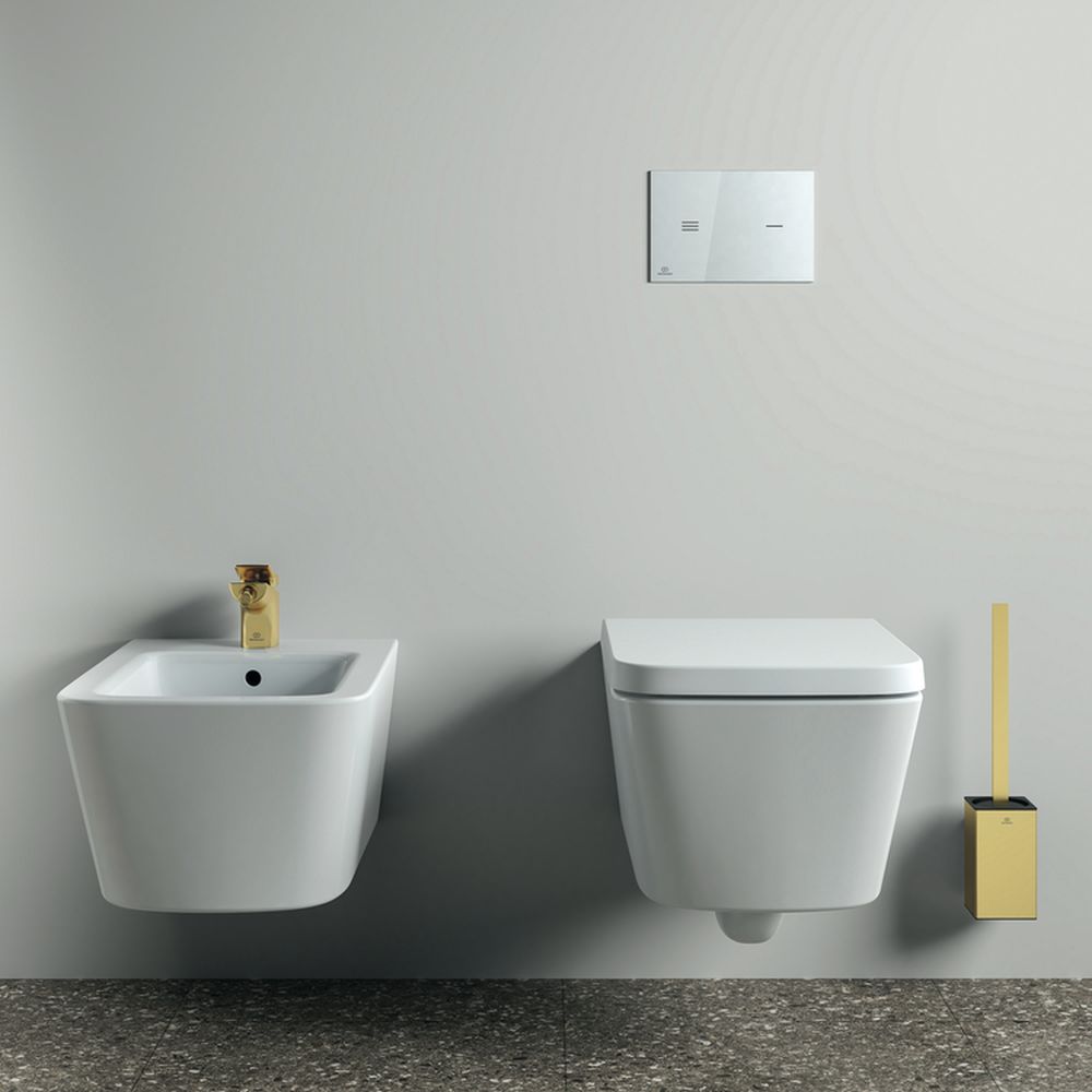 Bideu suspendat Ideal Standard Blend Cube alb lucios [6]
