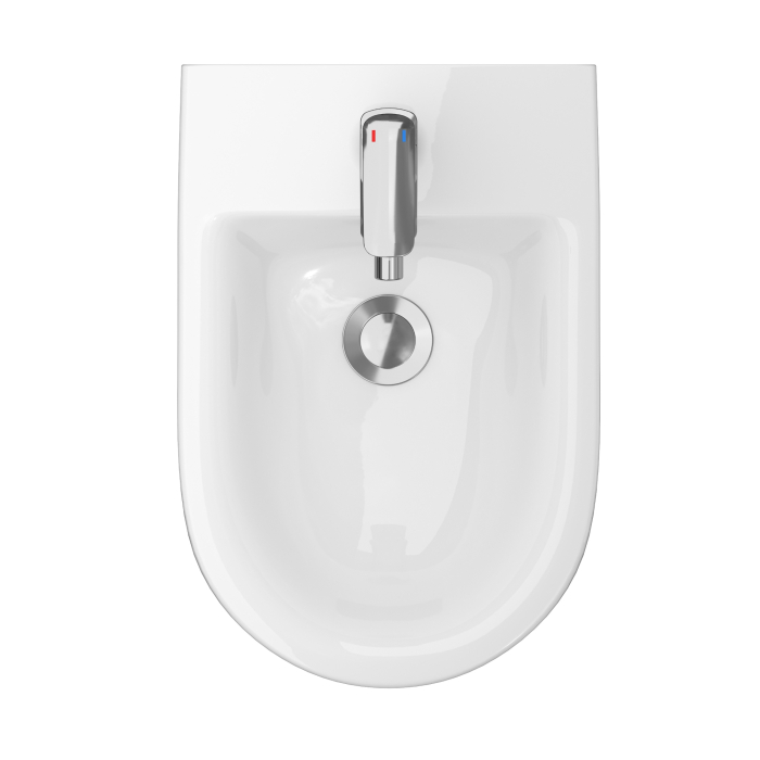 Bideu suspendat Cersanit Inverto K671-002, alb, 35.5 x 52 x 32.5 cm [2]