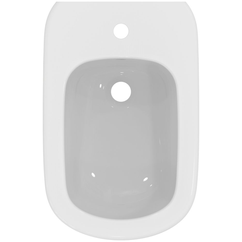 Bideu stativ Ideal Standard Tesi back to wall alb lucios [4]