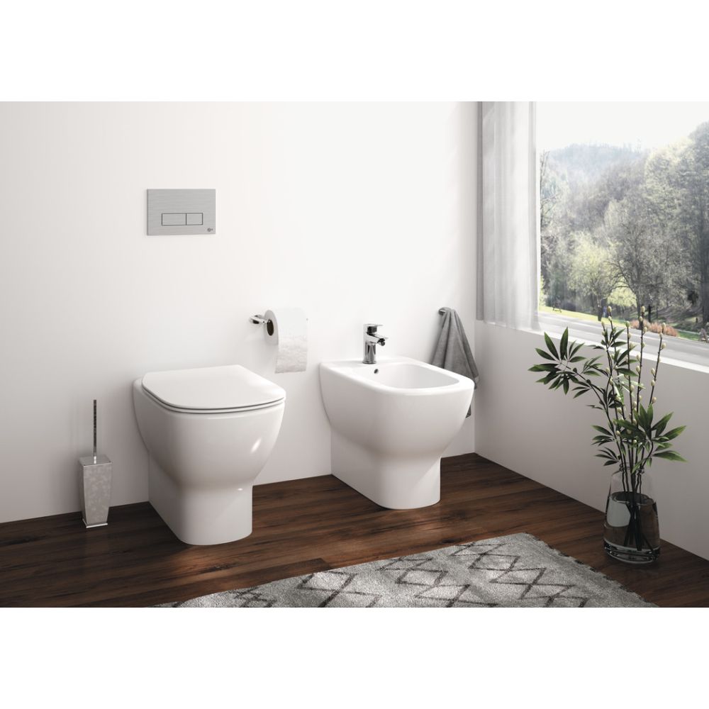 Bideu stativ Ideal Standard Tesi back to wall alb mat [5]