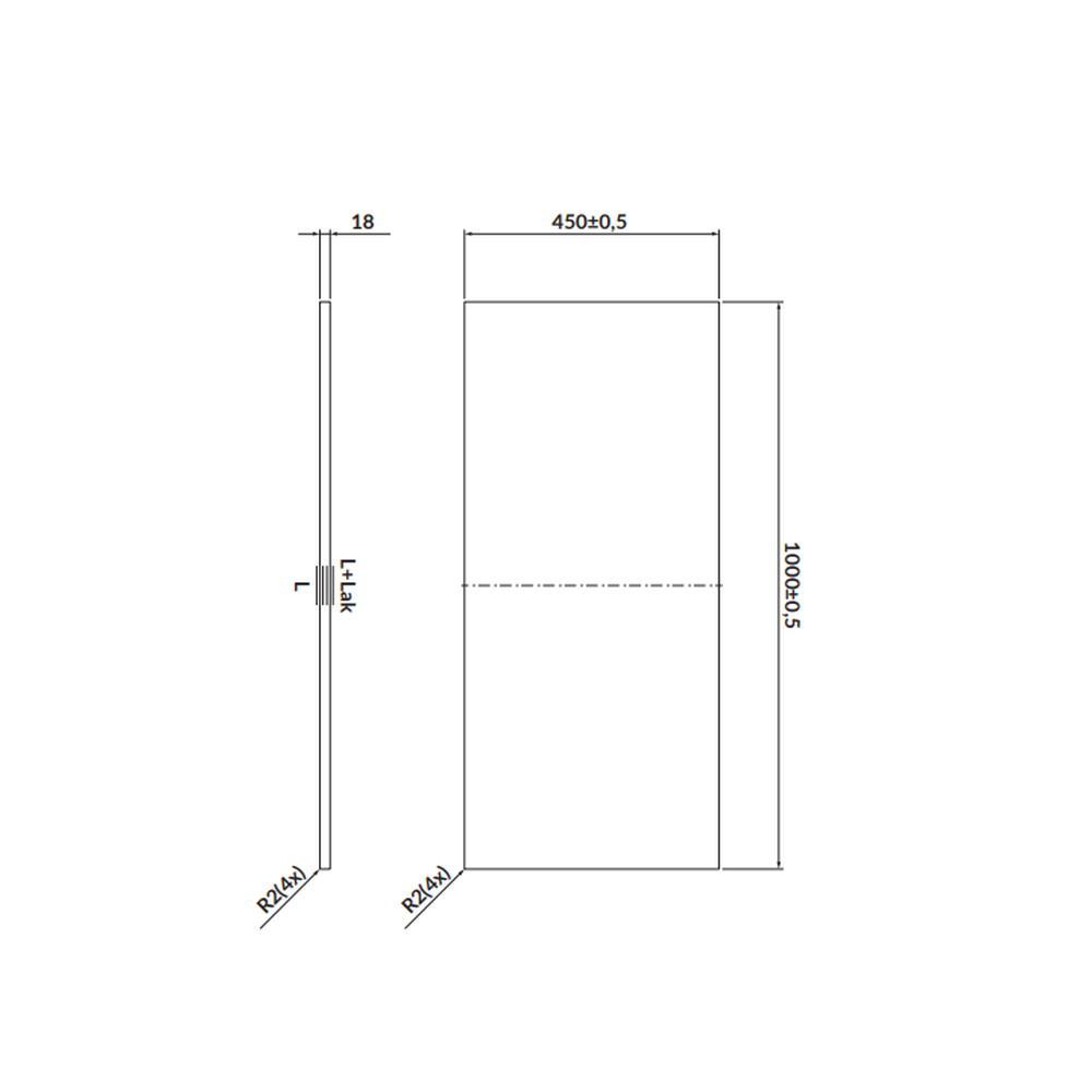 Blat pentru mobilier baie Cersanit Larga 100 cm, alb [2]