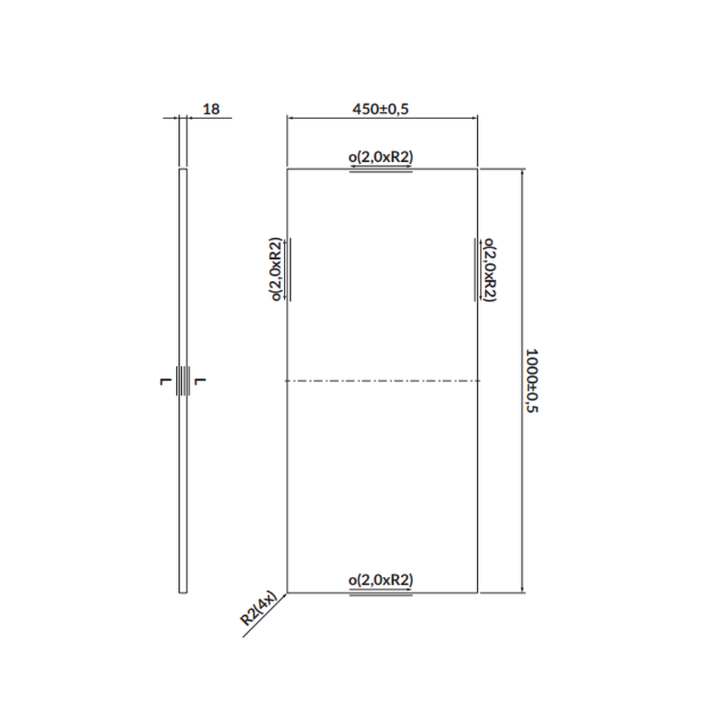 Blat pentru mobilier baie Cersanit Larga 100 cm, negru marmura [2]