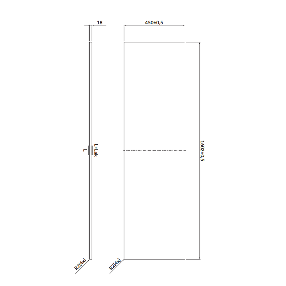 Blat pentru mobilier baie Cersanit Larga 160 cm, negru marmura [2]