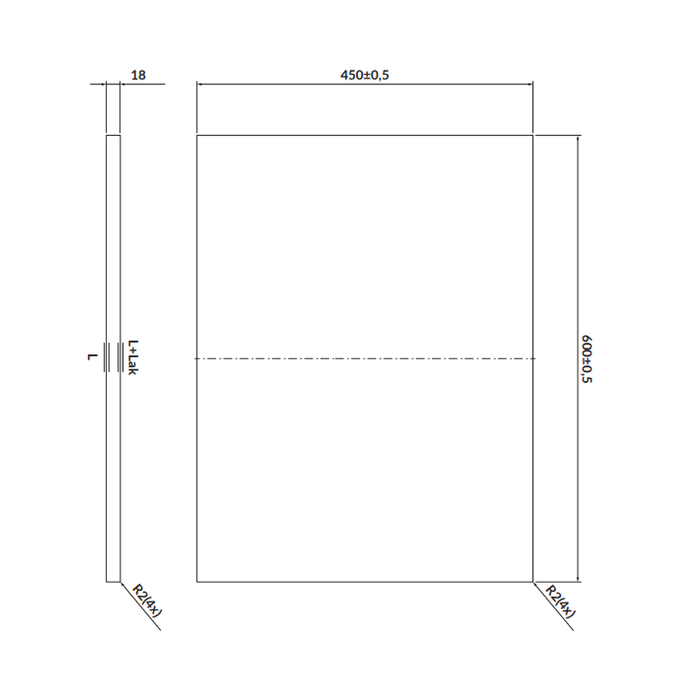 Blat pentru mobilier baie Cersanit Larga 60 cm, alb marmura [2]