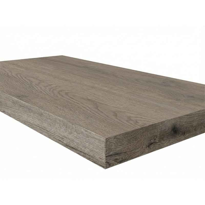 Blat pentru mobilier de baie 80x46 cm, noce americano, Fluminia [2]