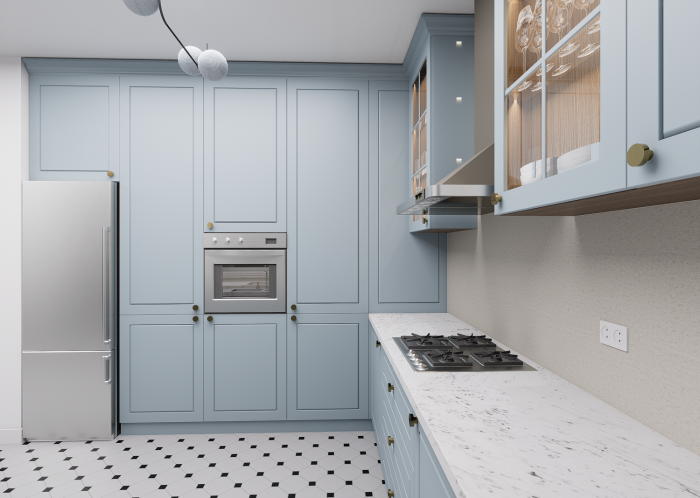 Bucatarie pe comanda Classica, realizata din MDF vopsit - model personalizabil [3]