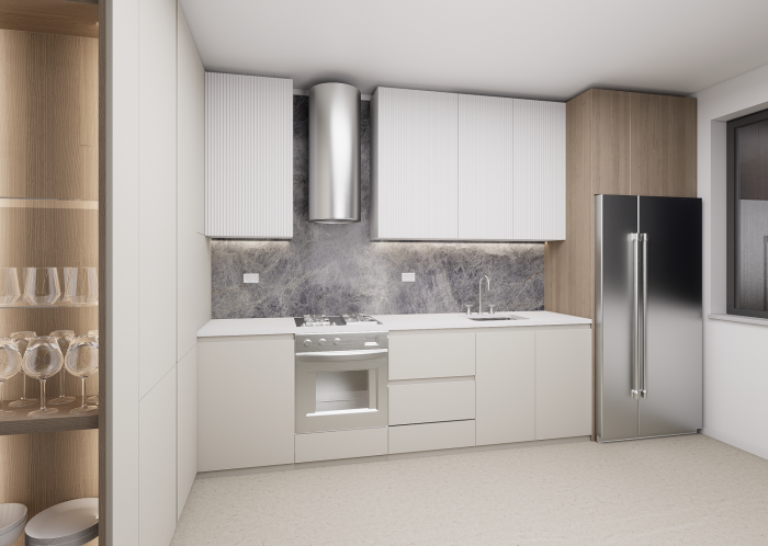 Bucatarie pe comanda Linea realizata din PAL premium– model personalizabil [3]