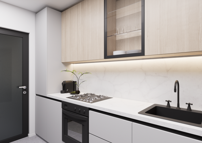 Bucatarie pe comanda Luce, realizata din PAL – model personalizabil [2]