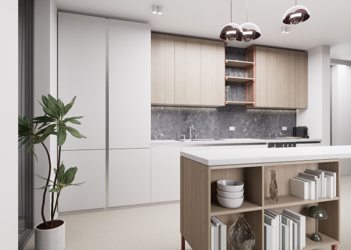 Bucatarie pe comanda Vita, realizata din PAL premium -  model personalizabil [3]