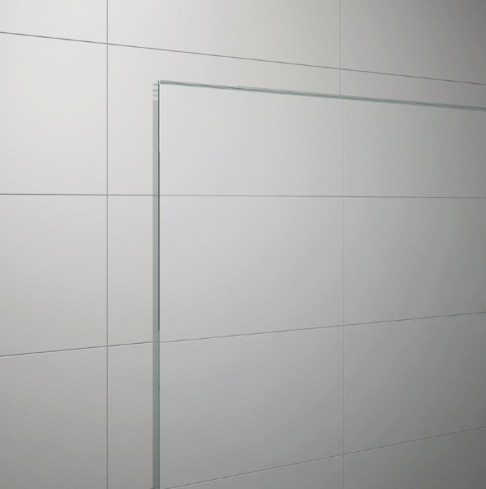 Cabina de dus patrata 100x100 cm, alba, cu usi glisante, Eco-Line SanSwiss [3]