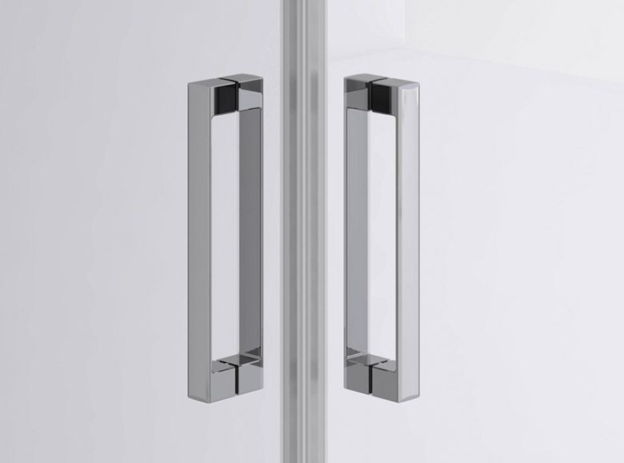Cabina de dus patrata 80x80x190 cm, cu usi culisante, profil crom, Sanswiss Ocelia [4]