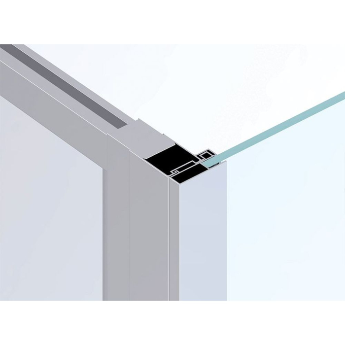 Cabina dus 120x80 cm cu usa culisanta, crom lucios, grosime sticla 5 mm, Sanswiss Ocelia [5]