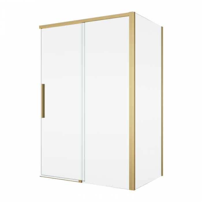 Cabina dus auriu periat 120x90 cm cu usa culisanta, grosime sticla 8 mm, tratament anticalcar, Ronal Oriana [1]