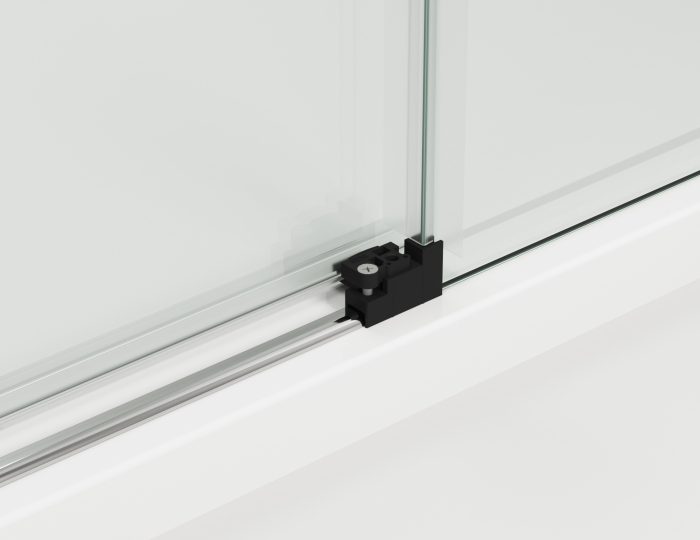 Cabina dus crom 130x90 cm cu usa culisanta, grosime sticla 8 mm, tratament anticalcar, Ronal Oriana [7]