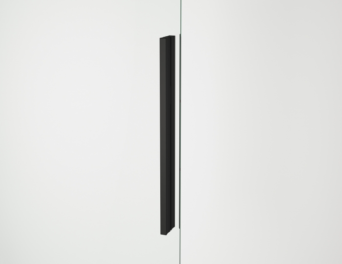 Cabina dus negru mat 120x80 cm cu usa culisanta, grosime sticla 8 mm, tratament anticalcar, Ronal Oriana [12]