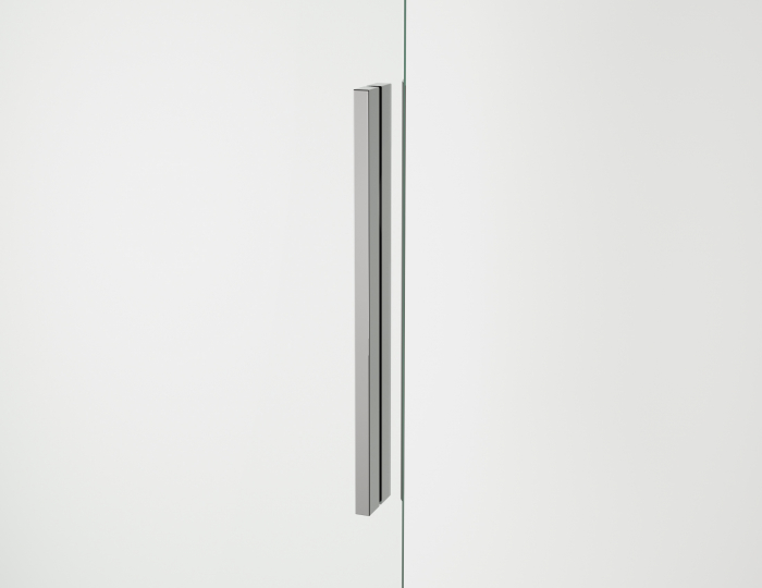 Cabina dus crom 140x100 cm cu usa culisanta, grosime sticla 8 mm, tratament anticalcar, Ronal Oriana [6]